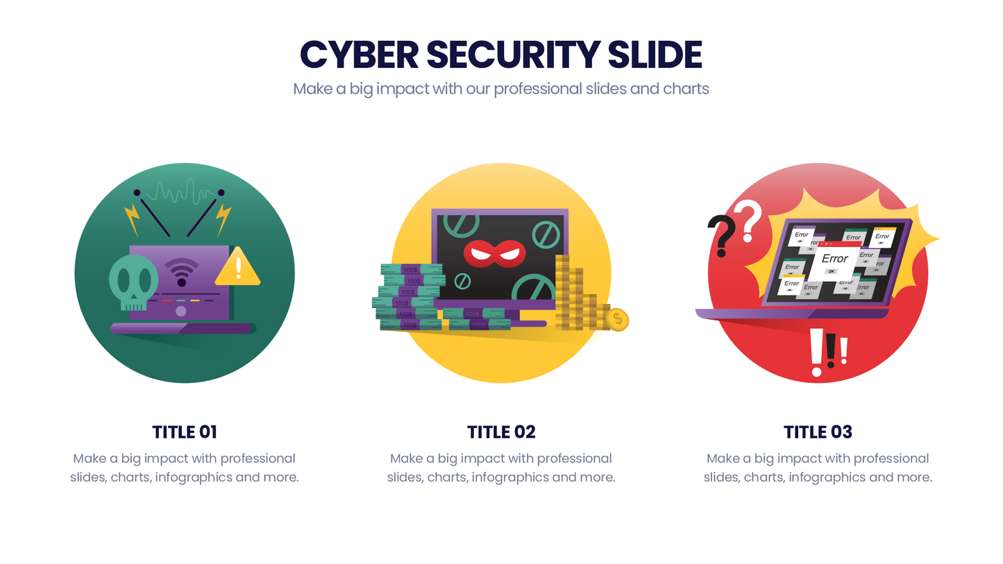 Cybersecurity Infographic templates