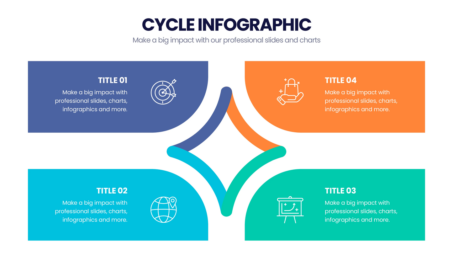 Cycle Infographic Templates PowerPoint slides