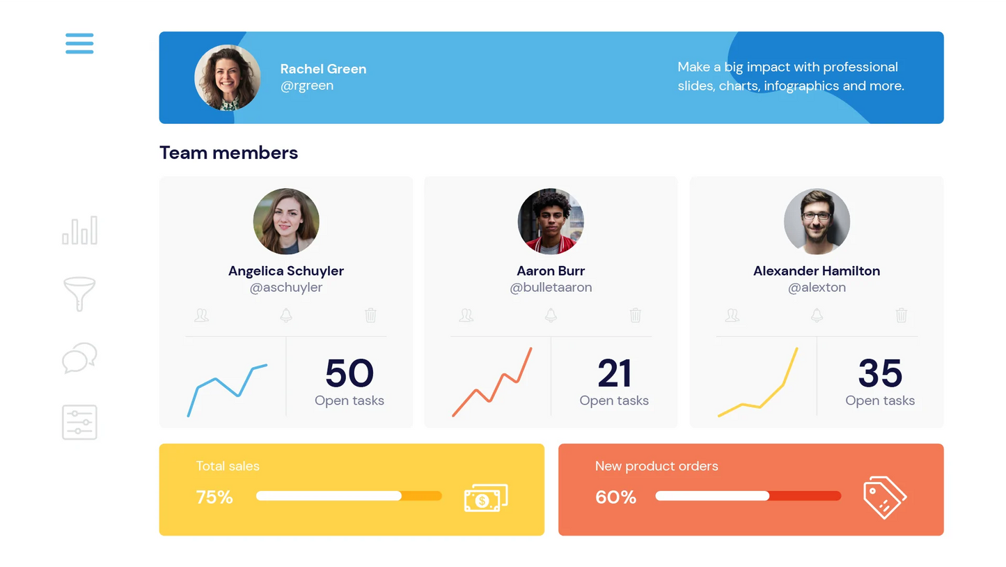 Dashboard Infographic Templates PowerPoint slides