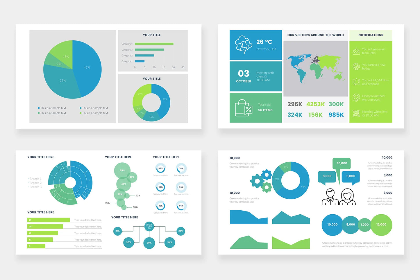 Dashboard Infographics PowerPoint templates