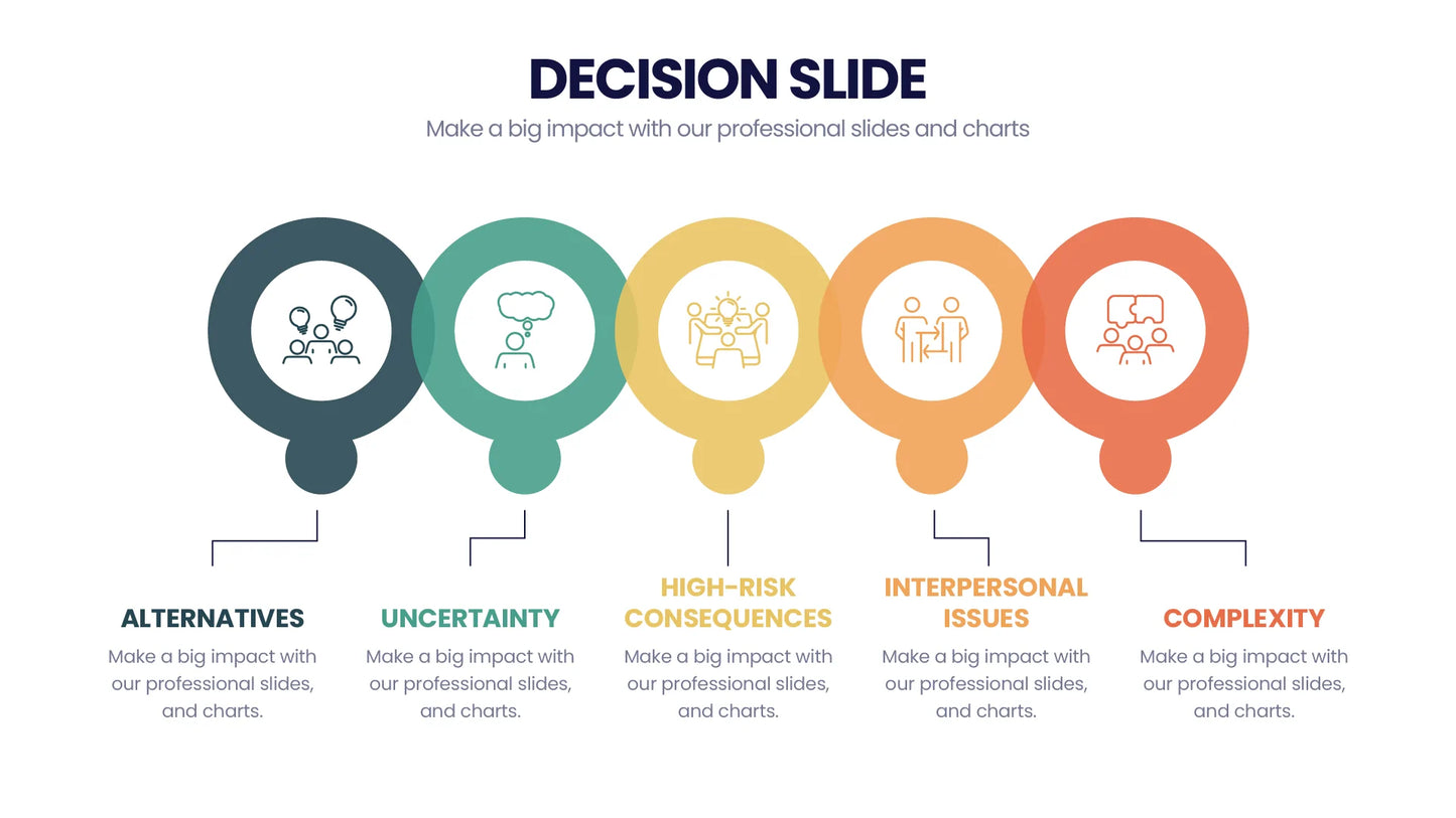 Decision Infographic Templates PowerPoint slides