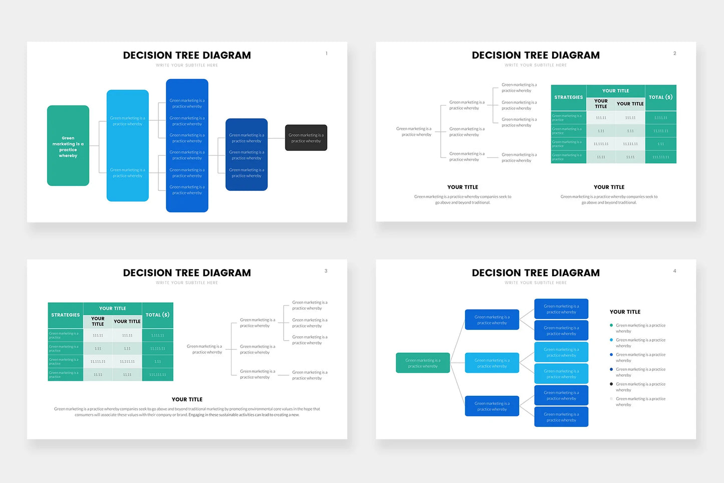 Decision Infographic templates