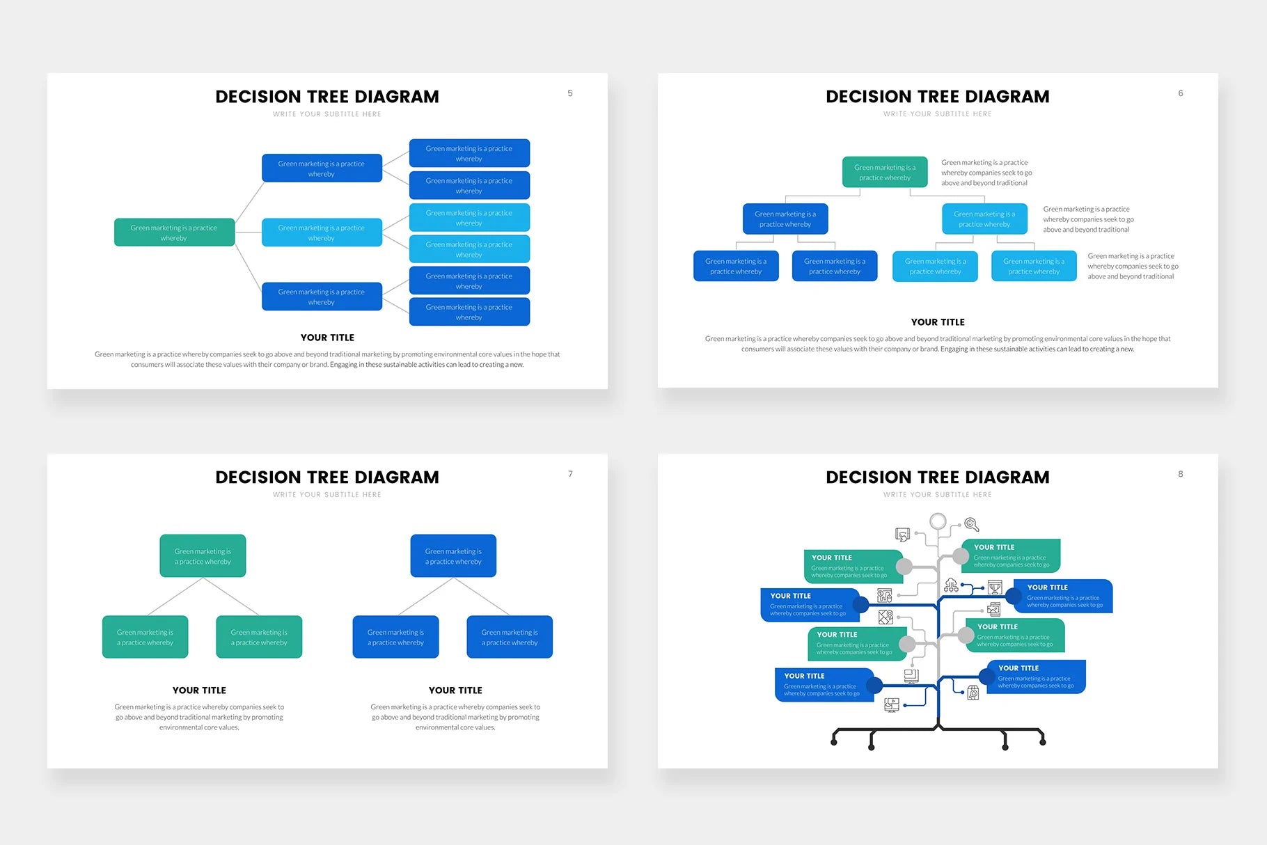 Decision Tree Infographics PowerPoint Template - Slides – PowerPointX