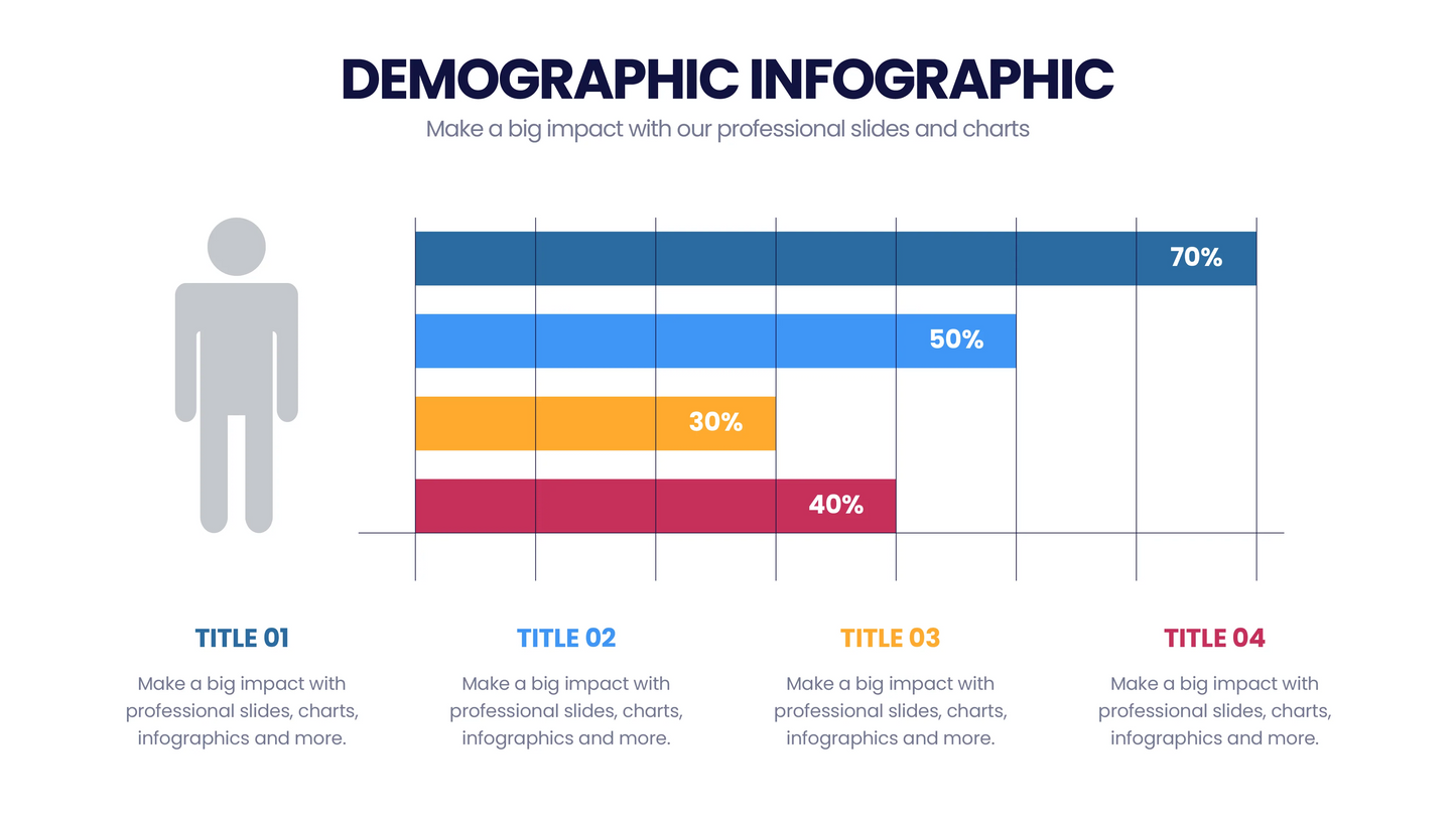 Demographic Infographic Templates PowerPoint slides