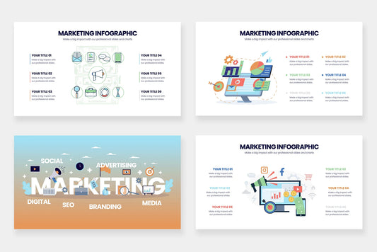 Digital Marketing Infographic Templates PowerPoint slides