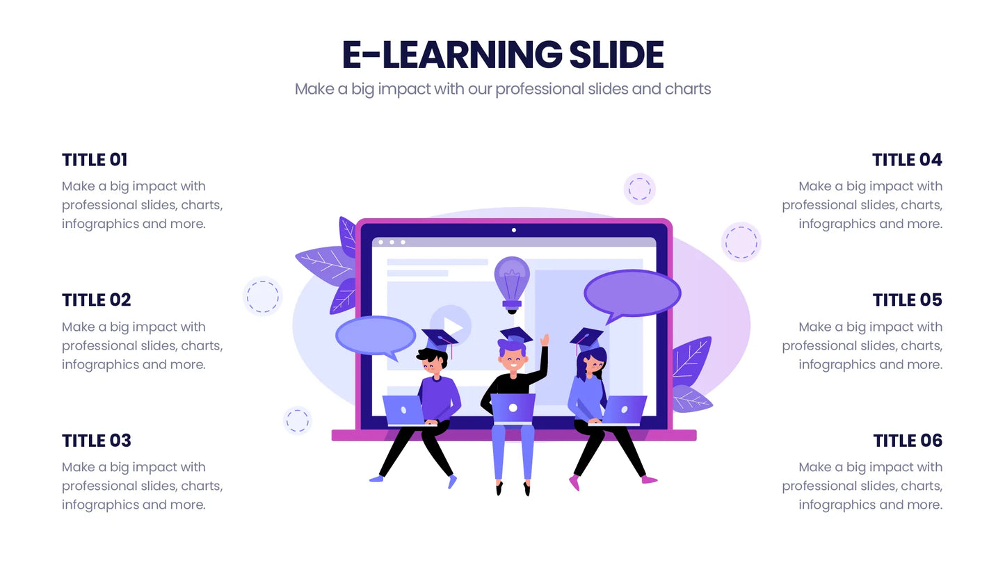E-Learning Infographic templates