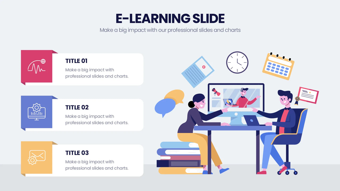 E-Learning Infographic templates