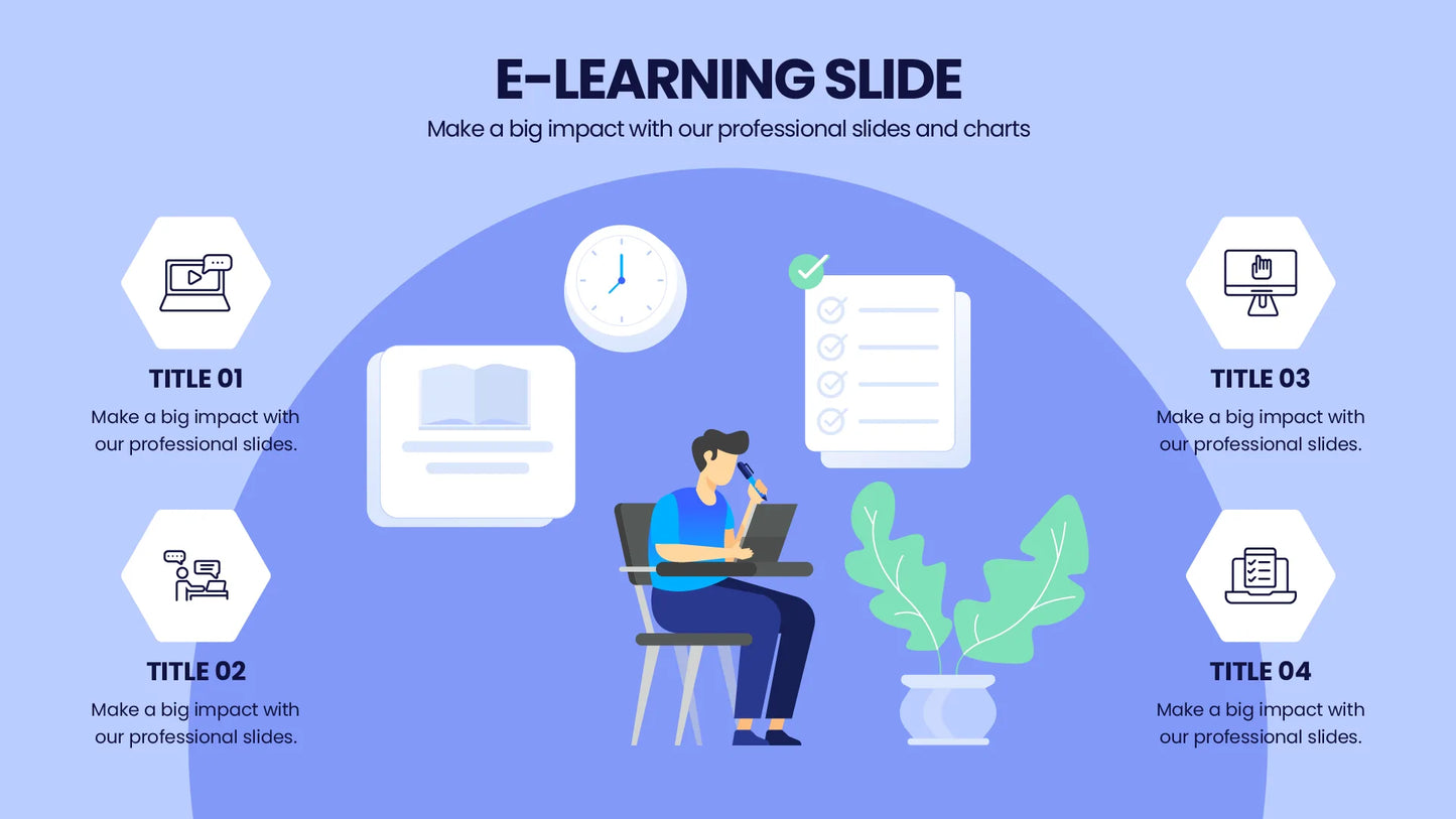 E-Learning Infographic templates