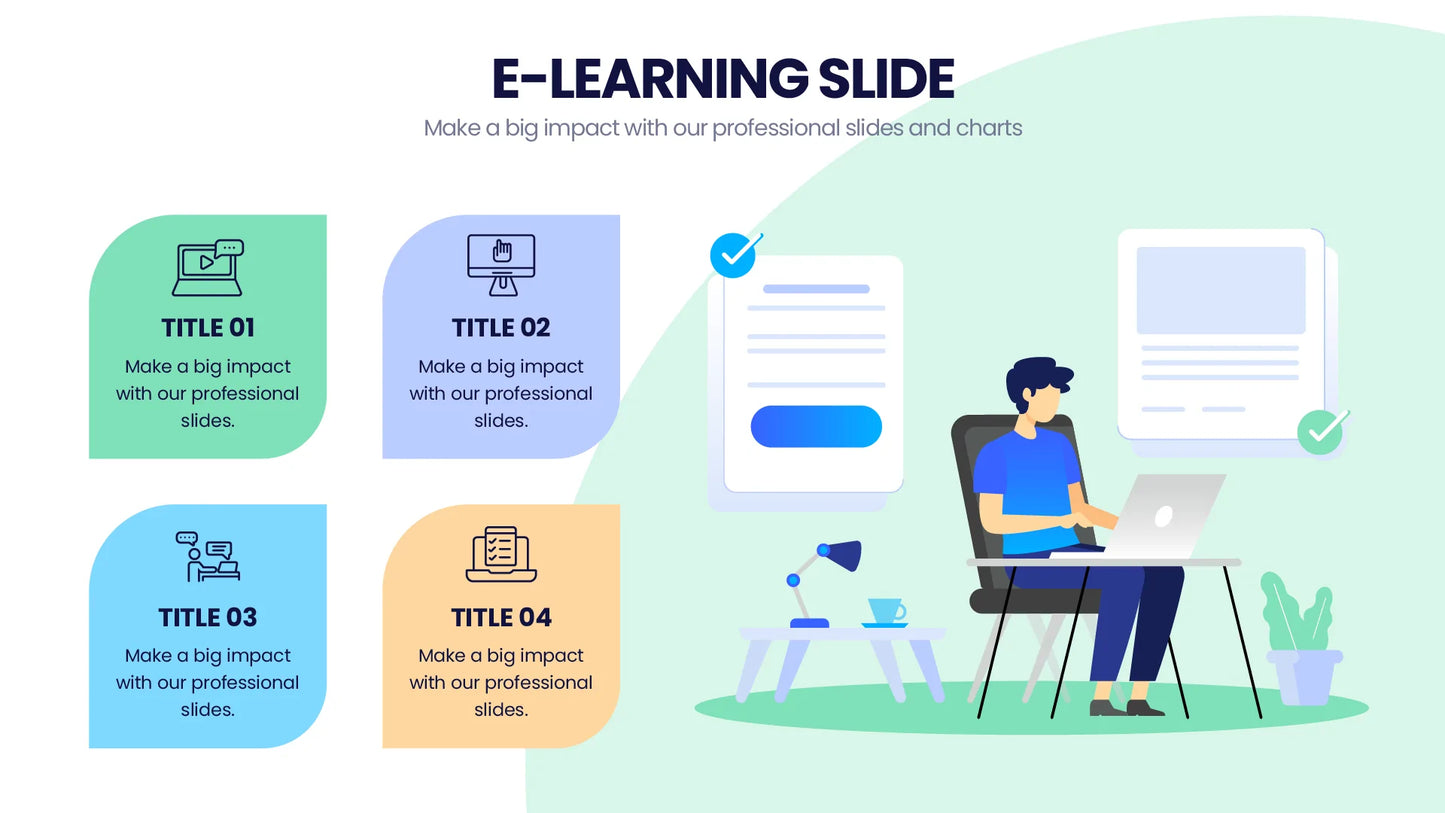 E-Learning Infographic templates