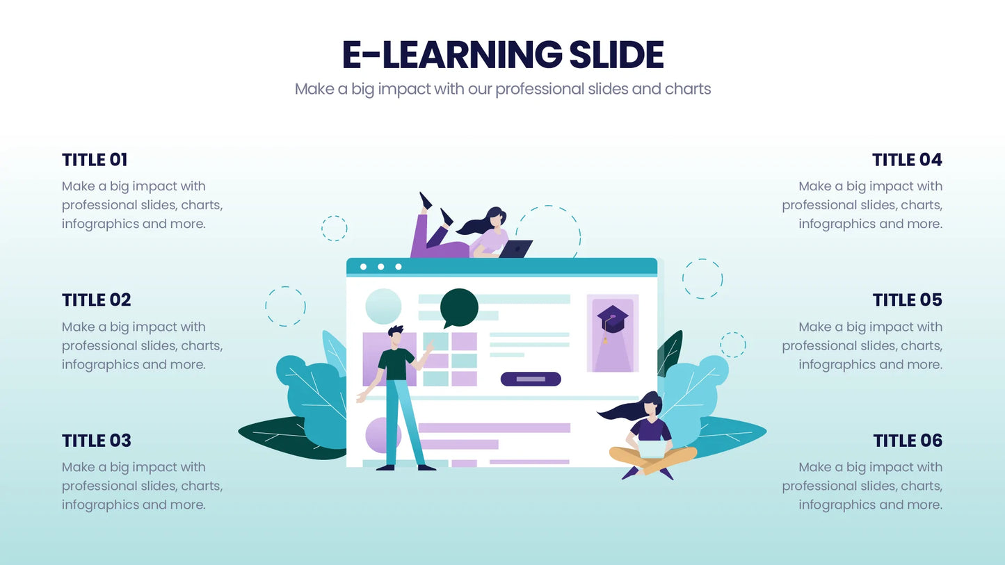 E-Learning Infographic templates