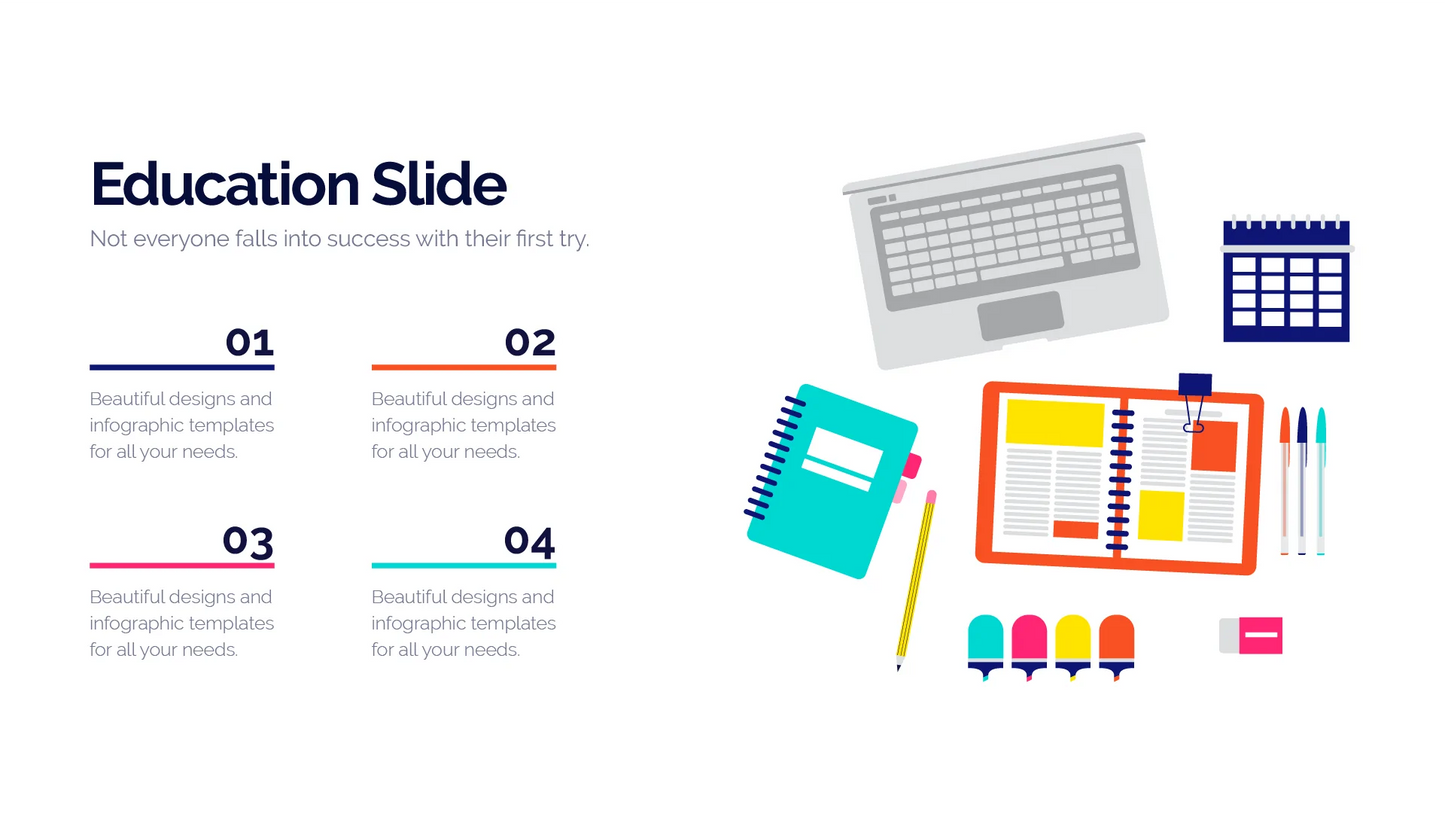 Education Infographic Templates PowerPoint slides