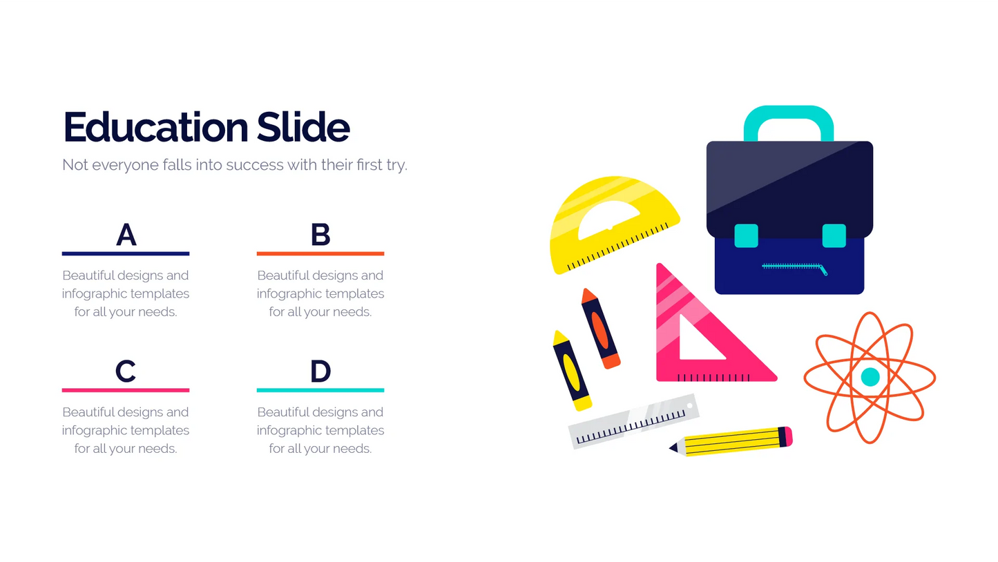 Education Infographic Templates PowerPoint slides