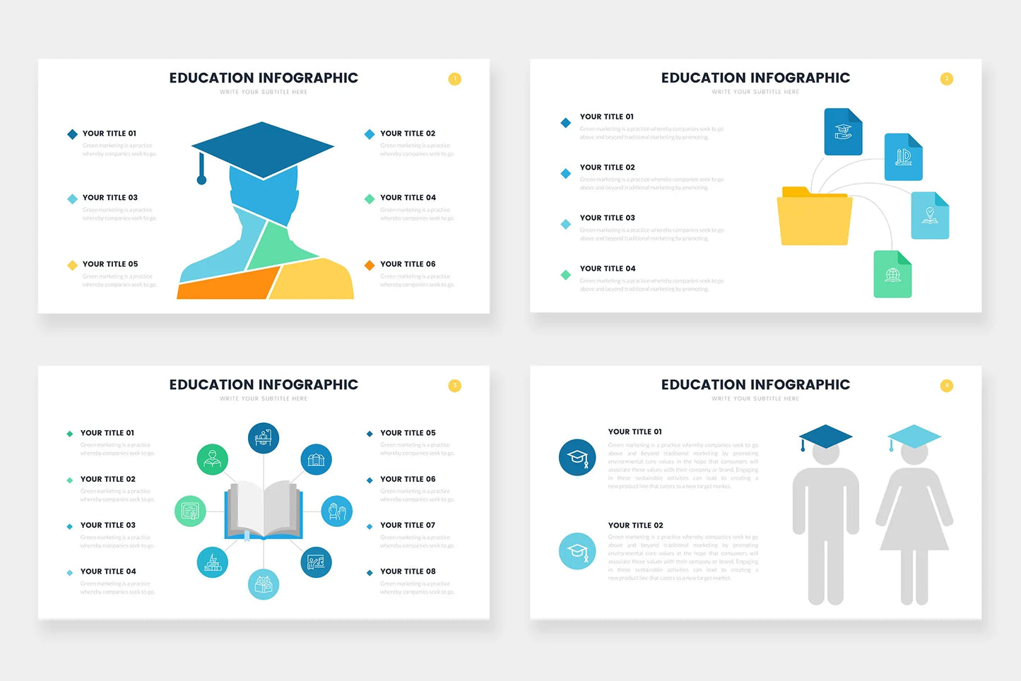 Education Infographic templates