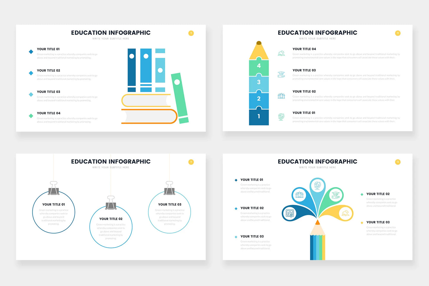 Education Infographic templates