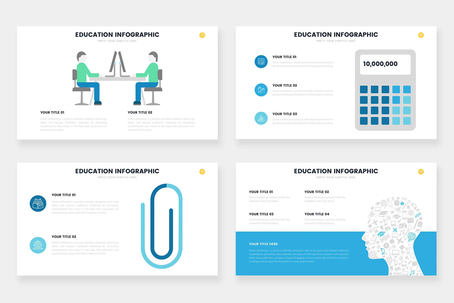 Education Infographic templates