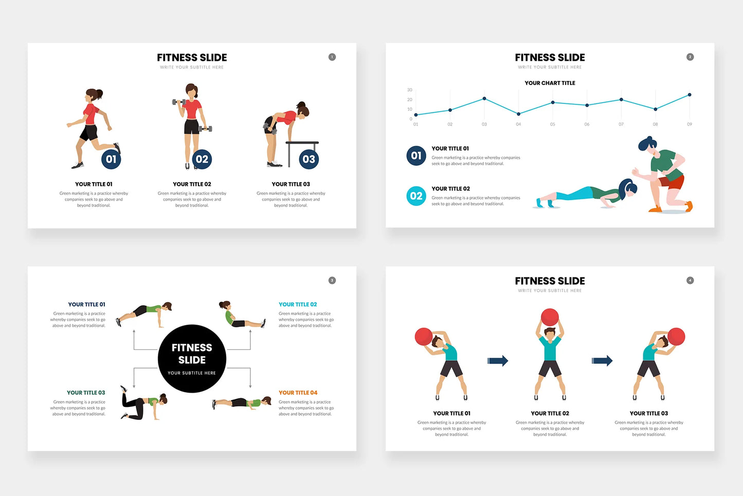 Fitness  Infographic templates