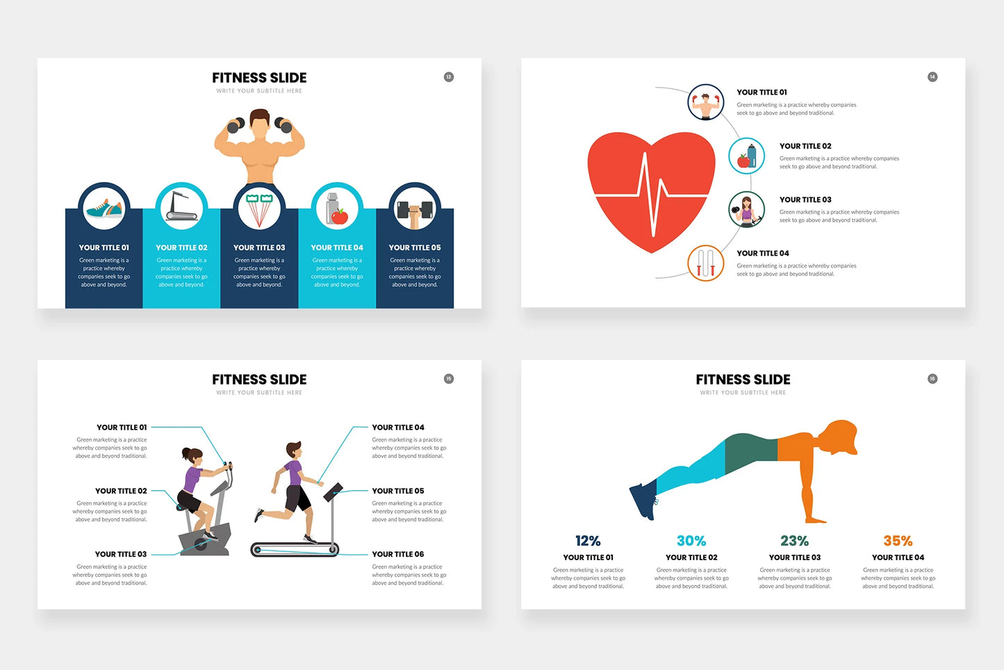 Fitness  Infographic templates