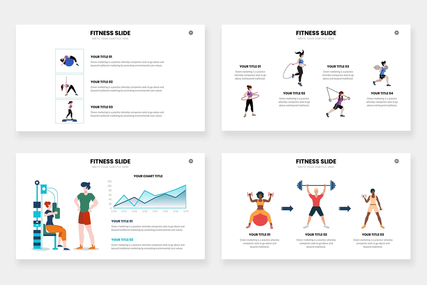 Fitness  Infographic templates