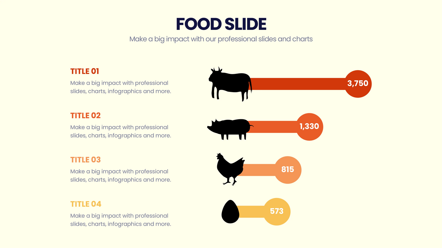 Food Infographic templates