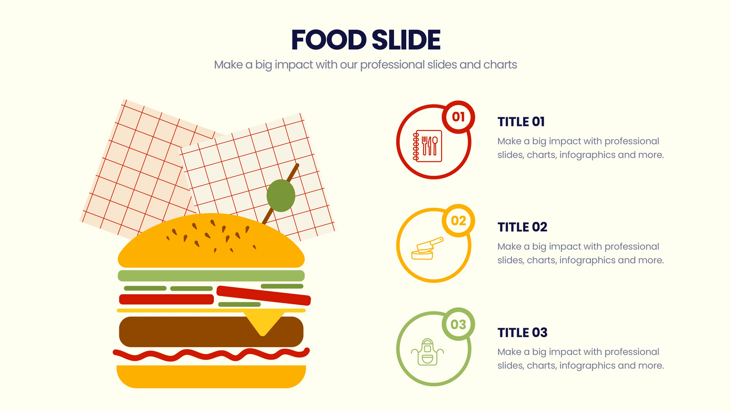 Food Infographic templates