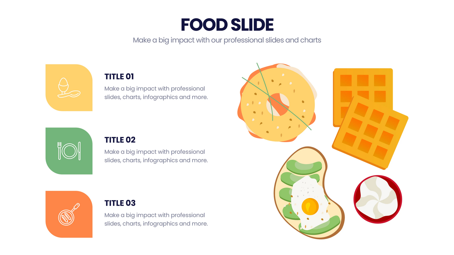 Food Infographic templates