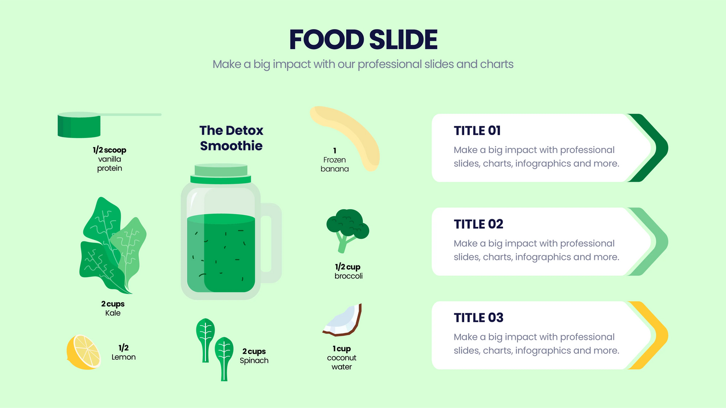 Food Infographic templates