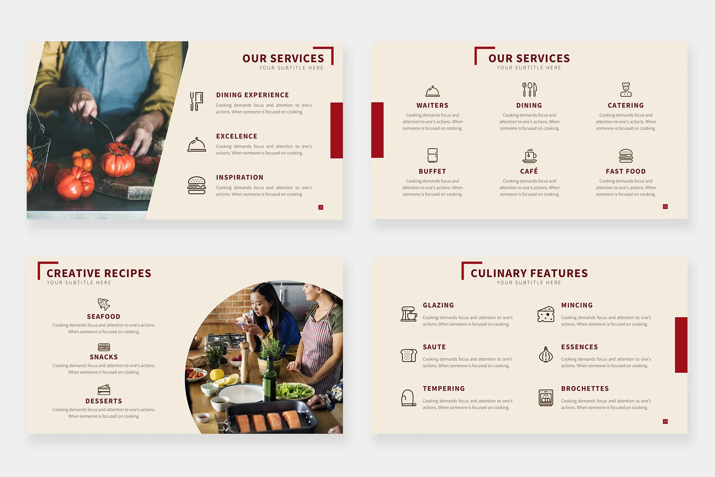 Food Infographic templates