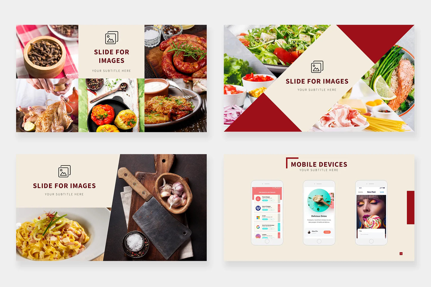 Food Infographic templates