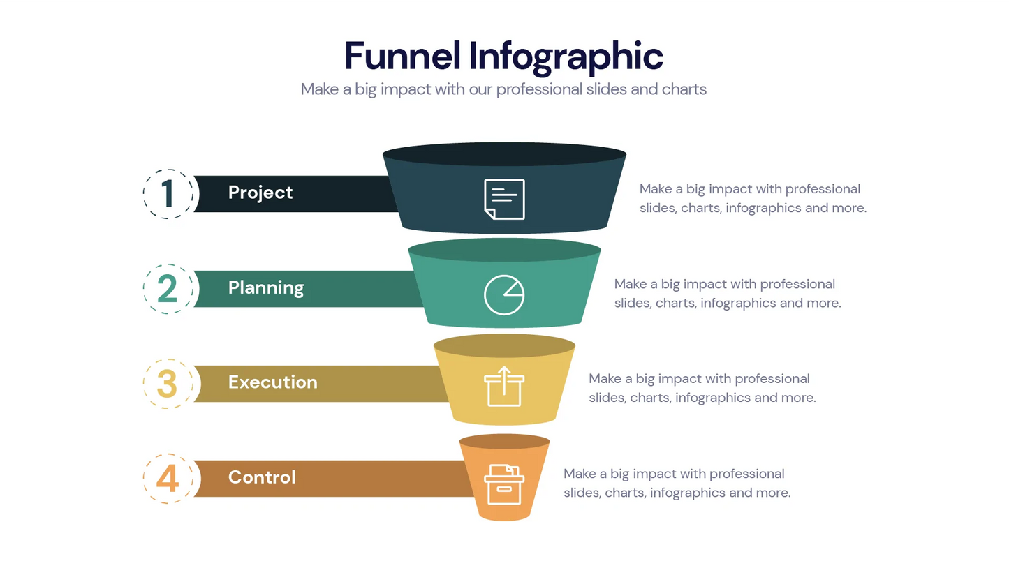 Funnel Infographic templates