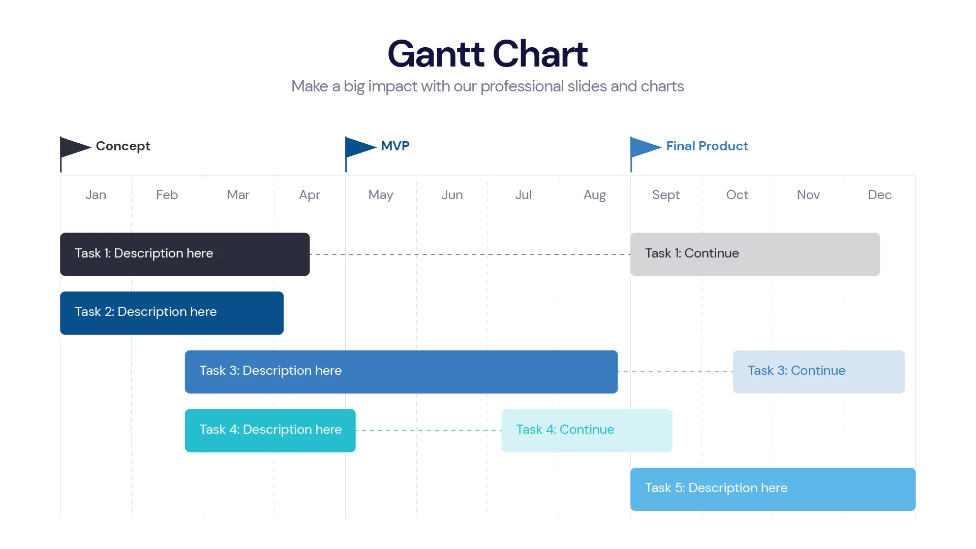 Gantt Chart Infographic templates