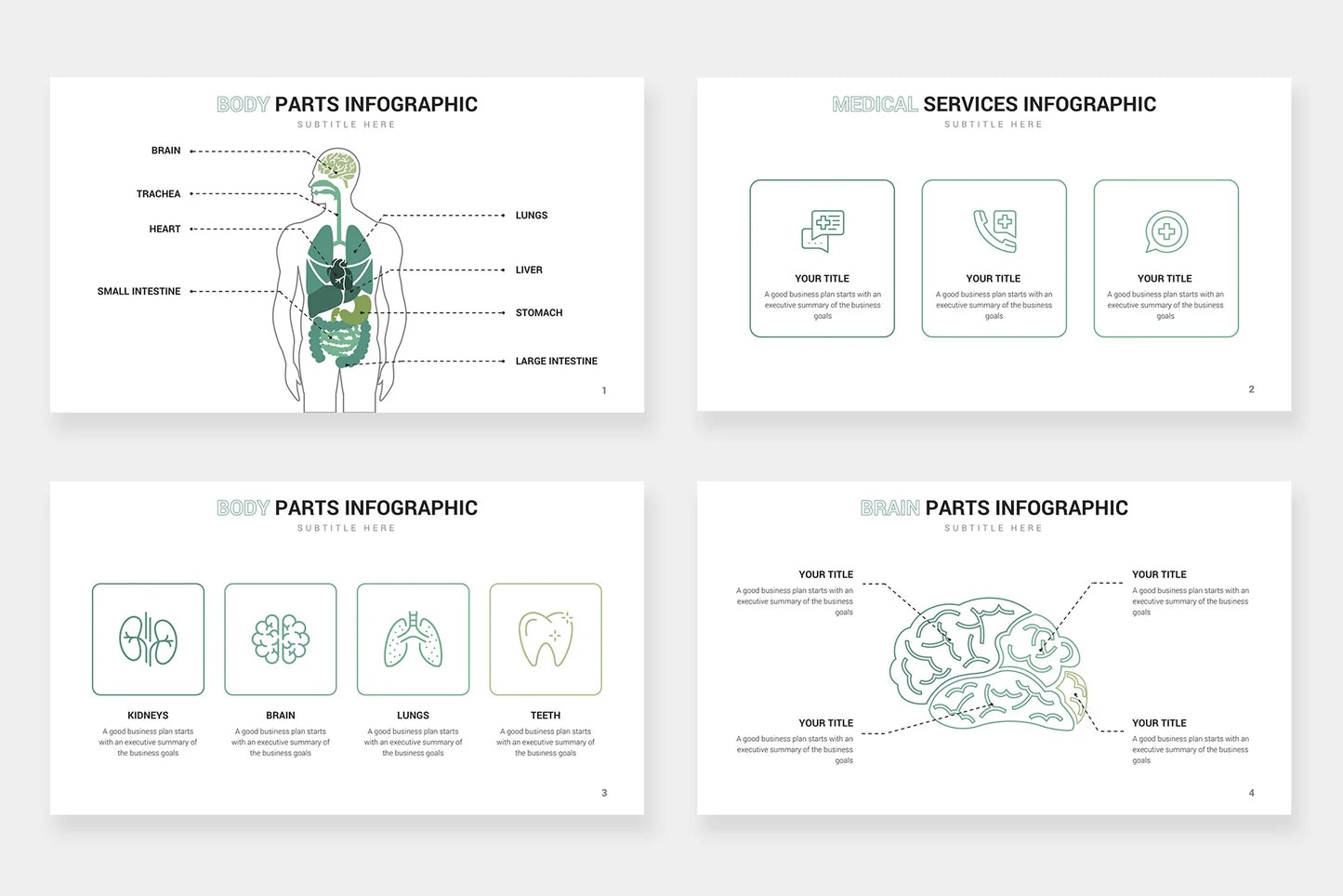 Healthcare  Infographic templates