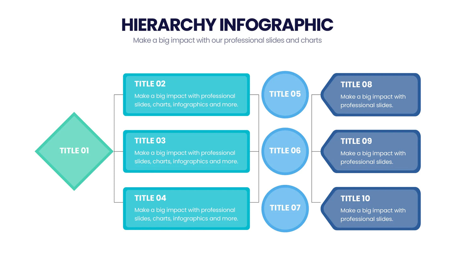 Hierarchy Infographic templates