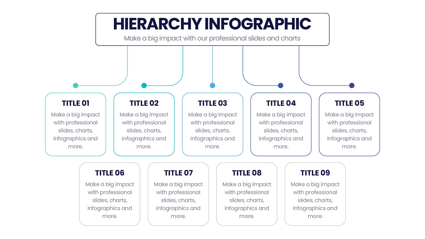 Hierarchy Infographic templates