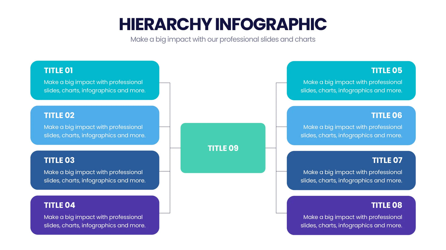 Hierarchy Infographic templates