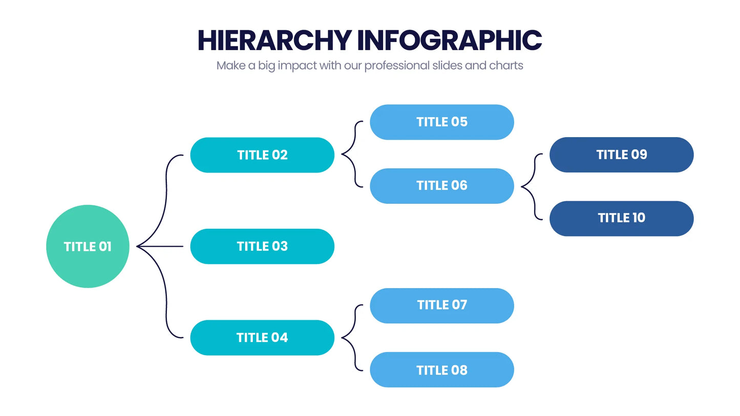 Hierarchy Infographic templates