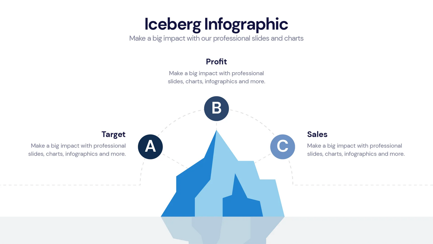 Iceberg Infographic templates