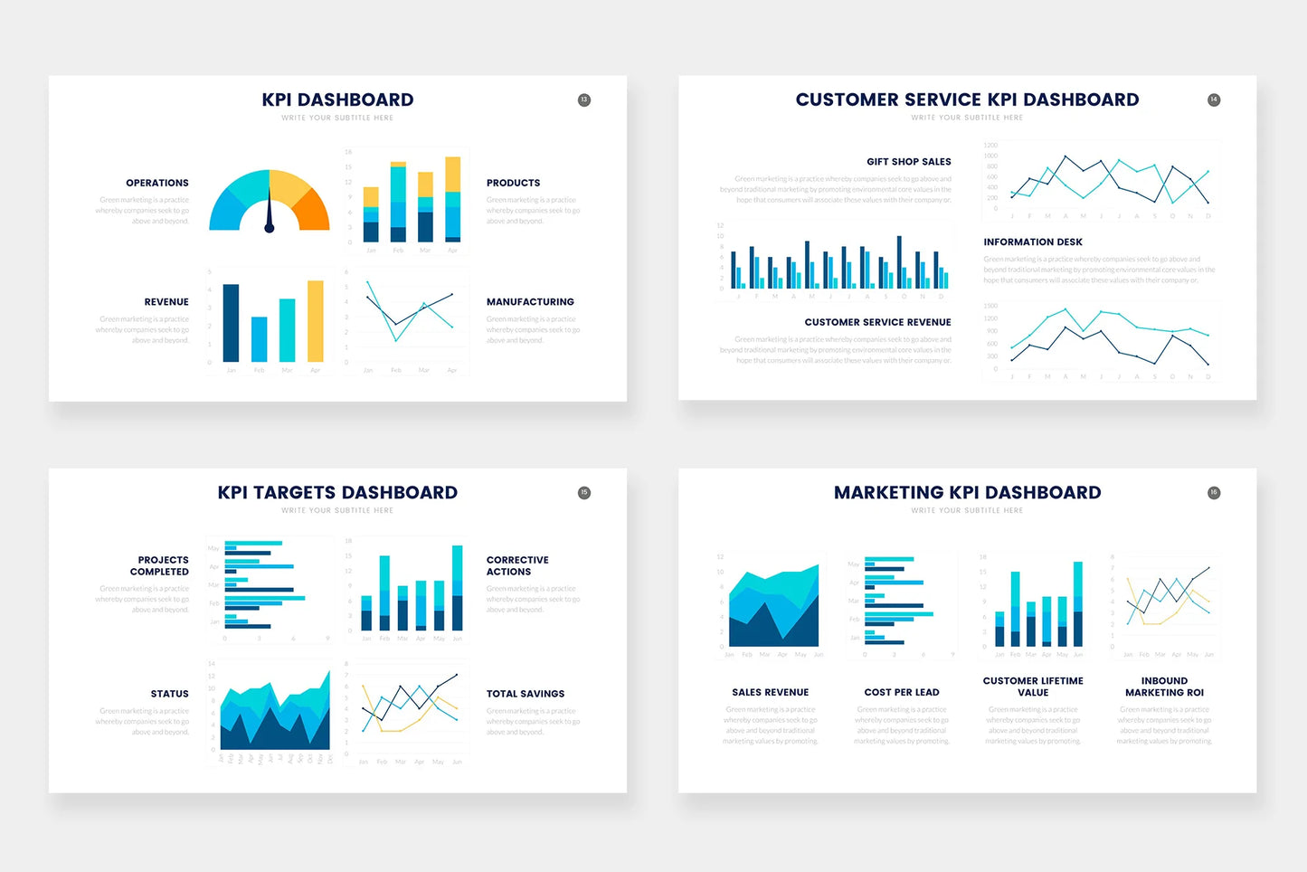 KPI Infographic templates