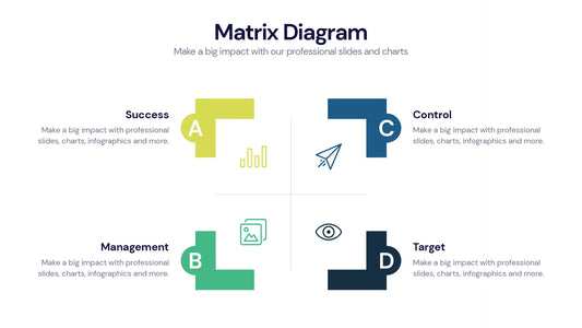 Matrix Diagram Infographic Templates PowerPoint slides