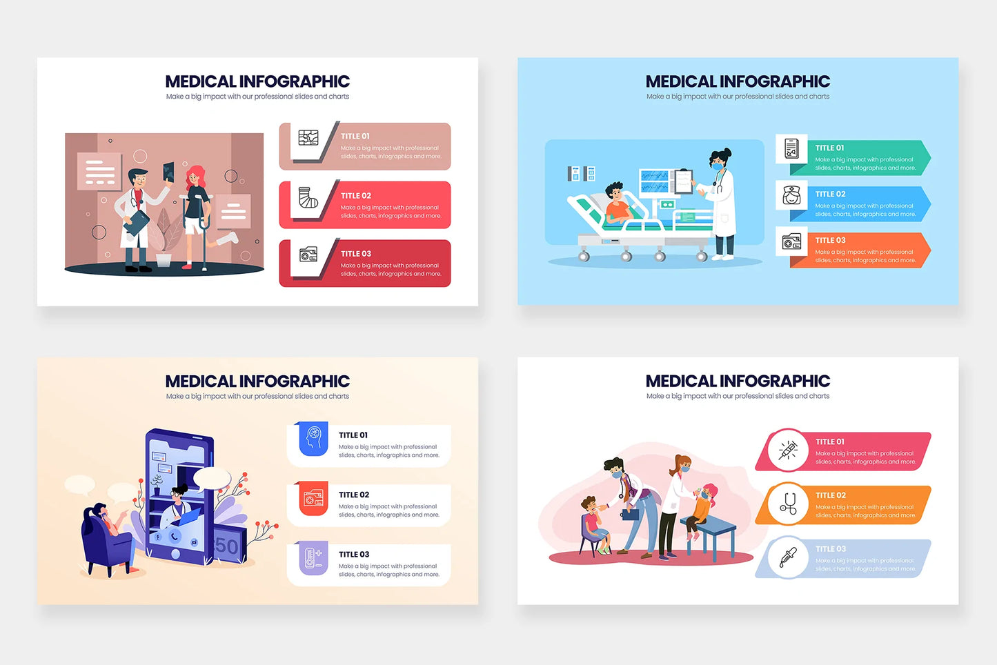 Medical Infographics for PowerPoint, Keynote, Illustrator and Google Slides Infographic templates