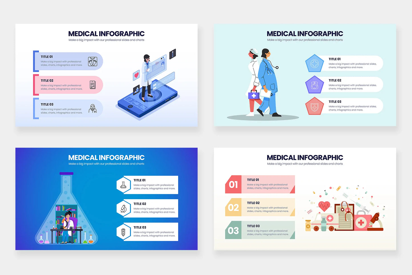 Medical Infographics for PowerPoint, Keynote, Illustrator and Google Slides Infographic templates