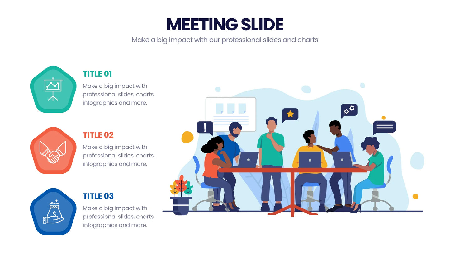 Meeting Infographic templates