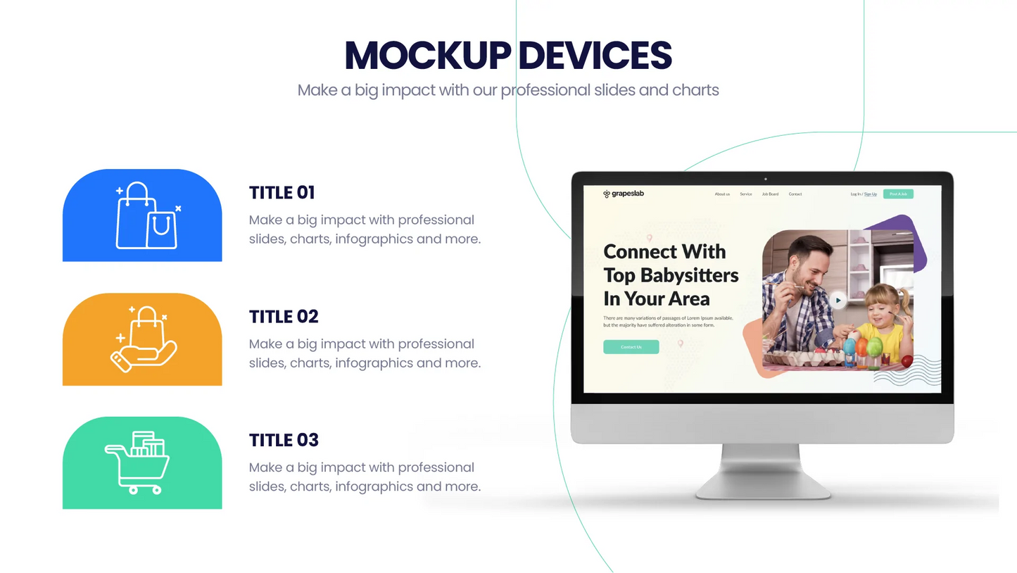Mockup Devices Infographic templates