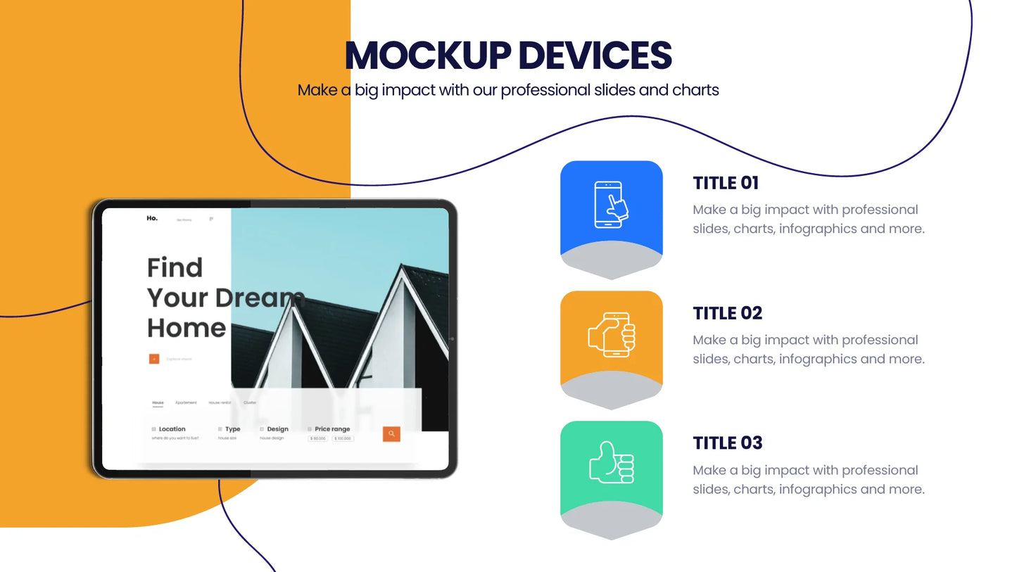 Mockup Devices Infographic templates