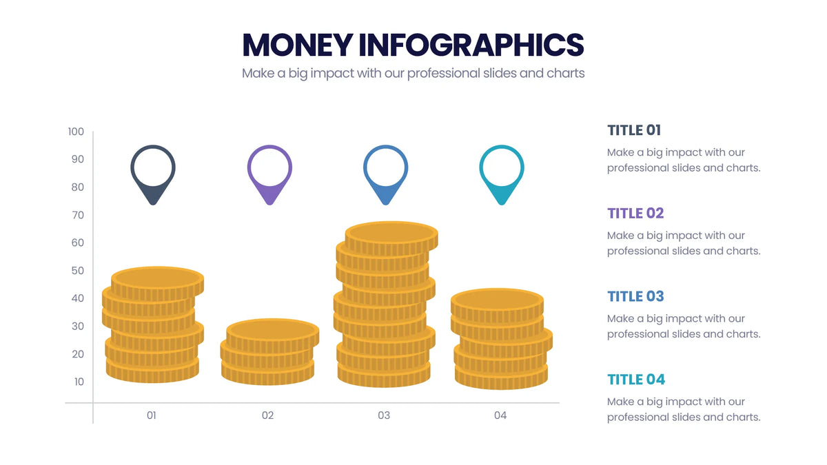 Coin Chart Design Powerpoint Money Infographics templates - PowerPointX | Slides | Keynote | PowerPoint