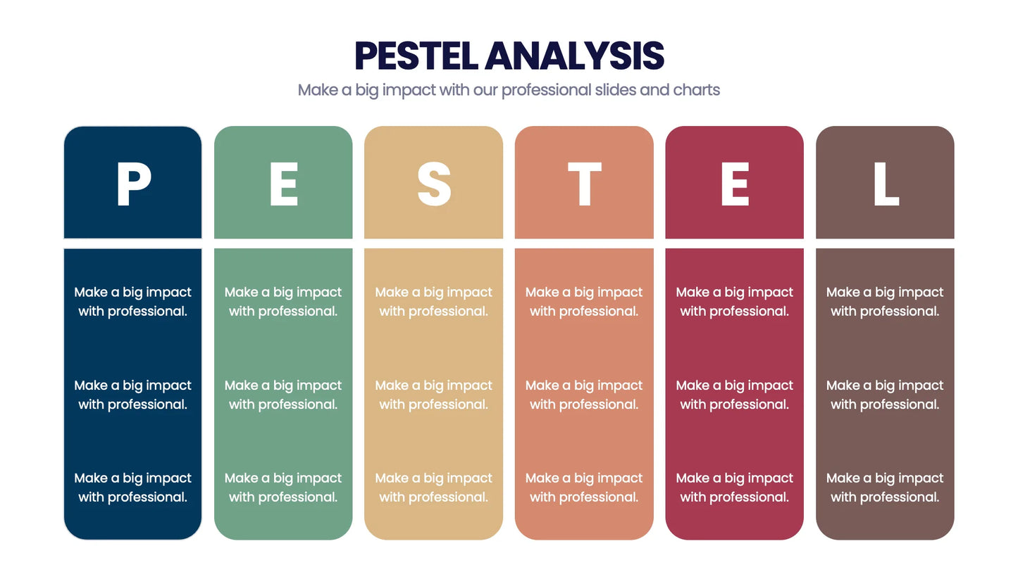 Pestel Infographic templates