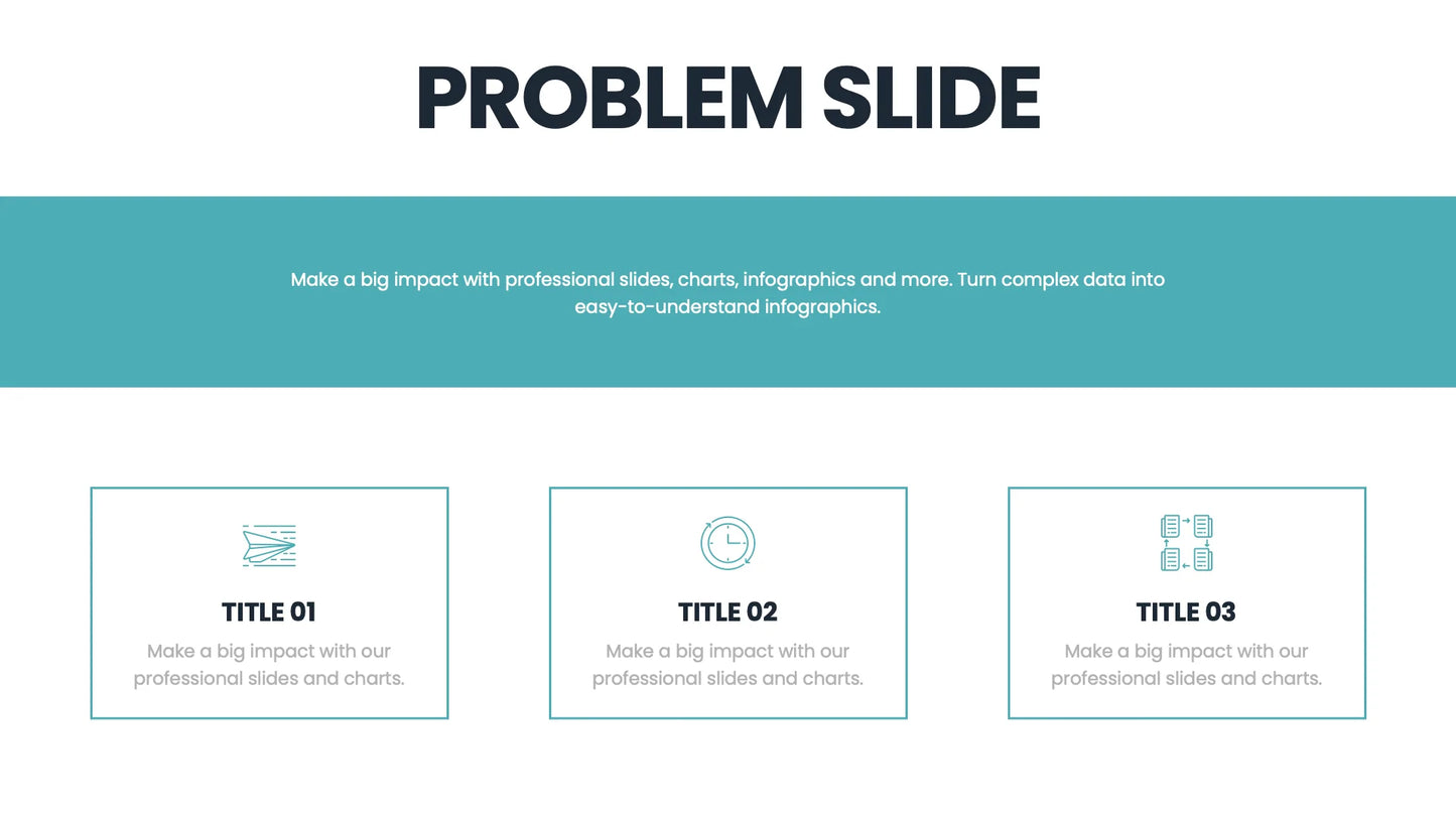 Problem Infographic templates