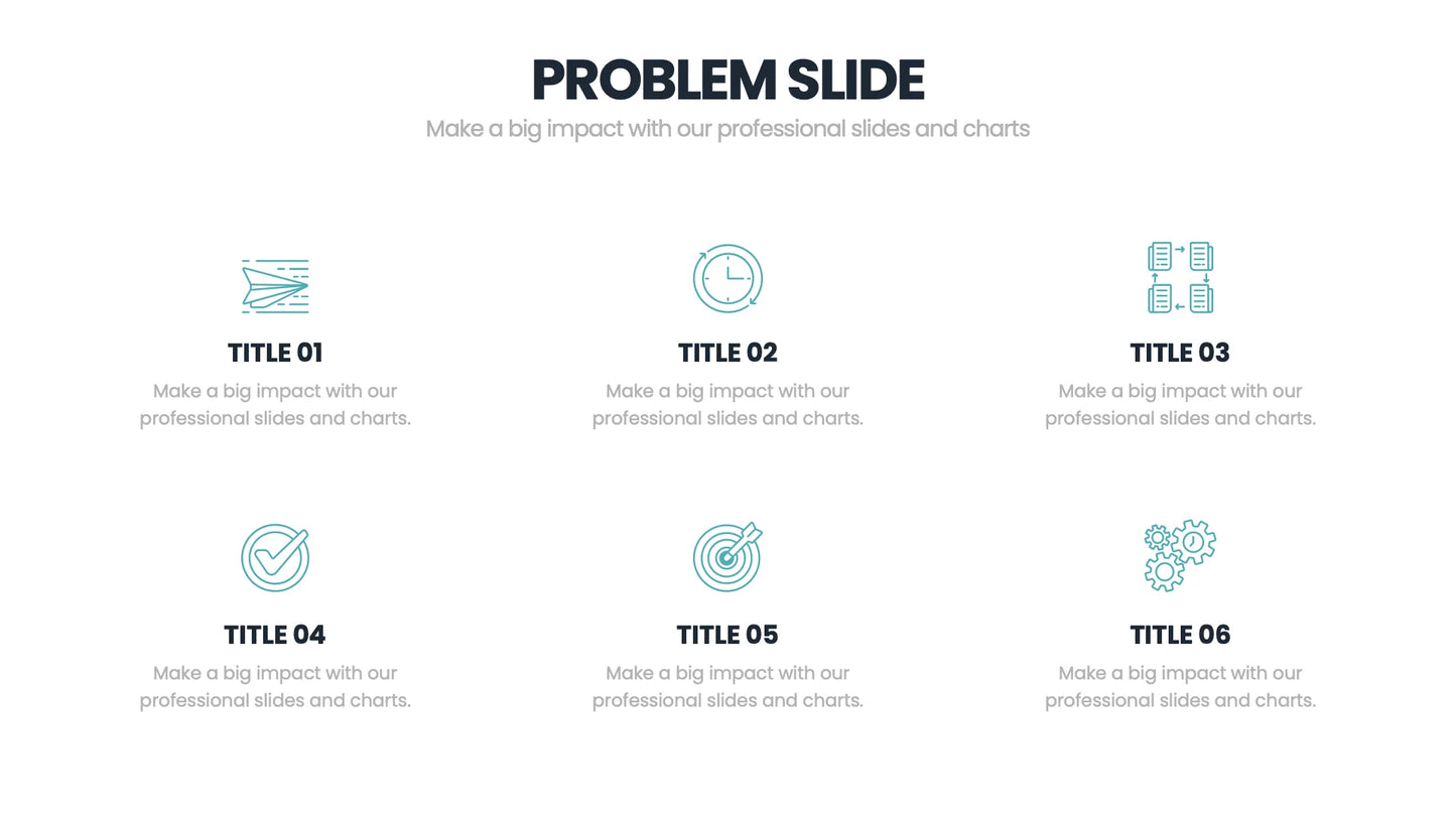 Problem Infographic templates