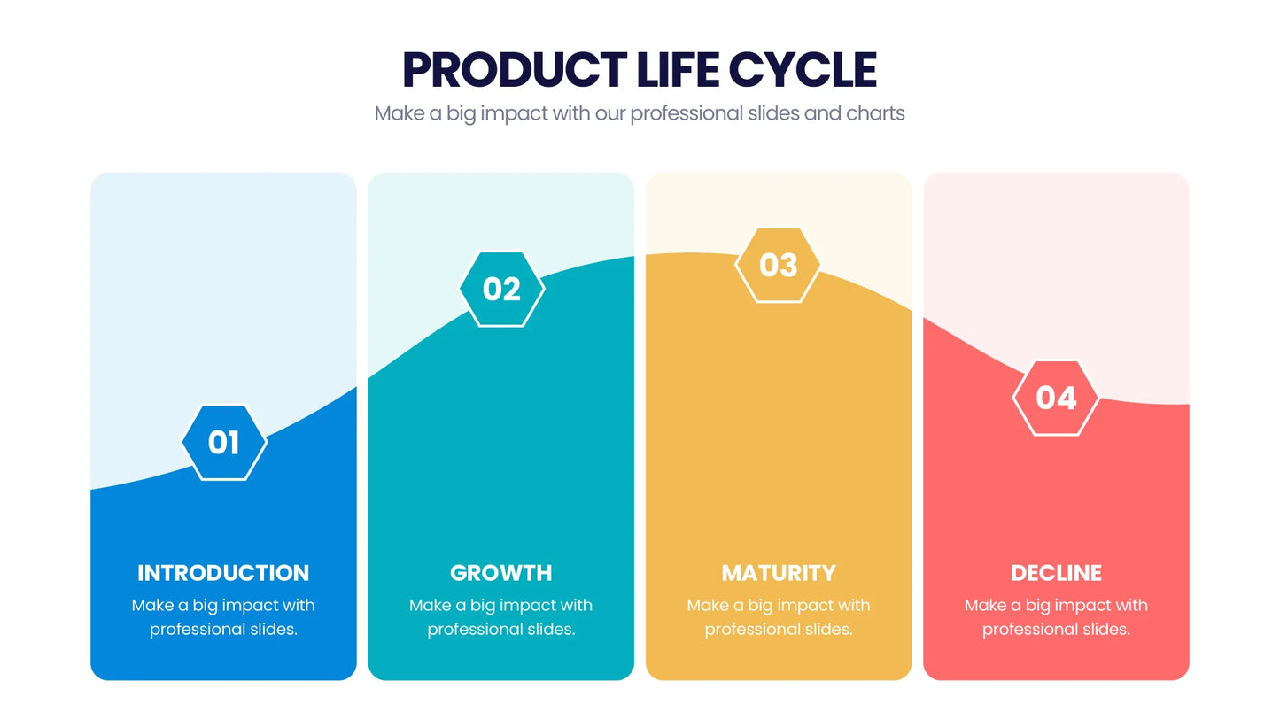 Product Life Cycle Infographic templates