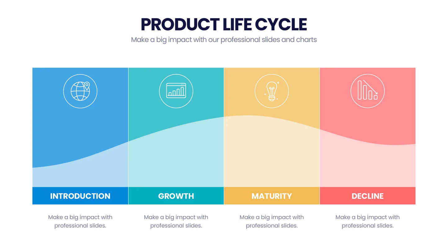 Product Life Cycle Infographic templates