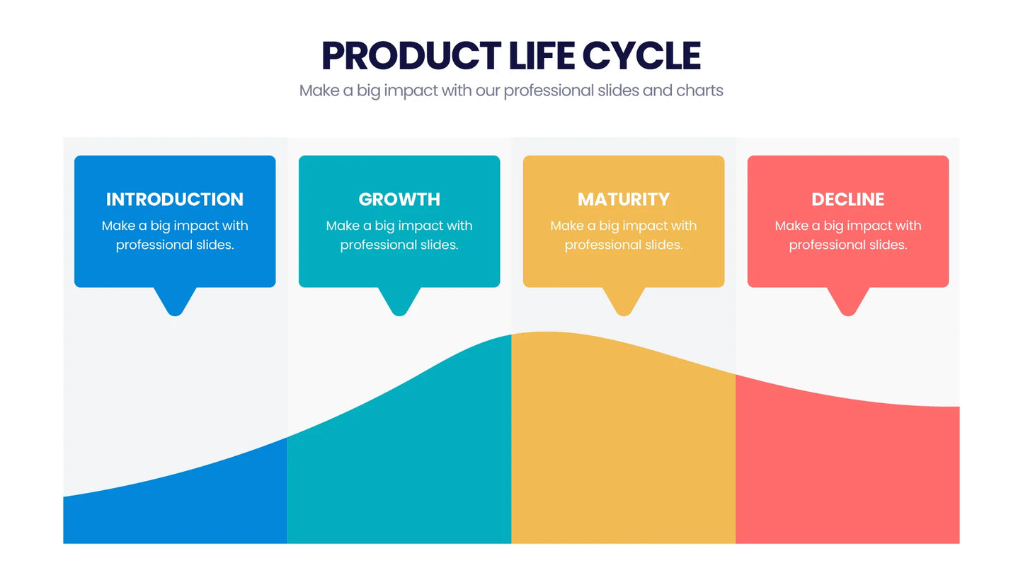 Product Life Cycle Infographic templates